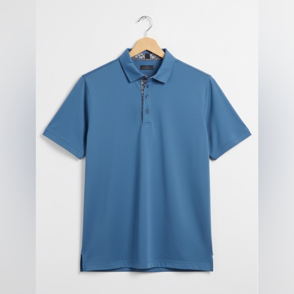 Hugo Boss Classic Blue Short Sleeve Polo Shirt Regular Fit